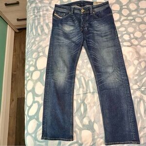 Diesel Larkee Men’s Straight Jeans W32 L30 | Dark Blue Fall Denim Classic